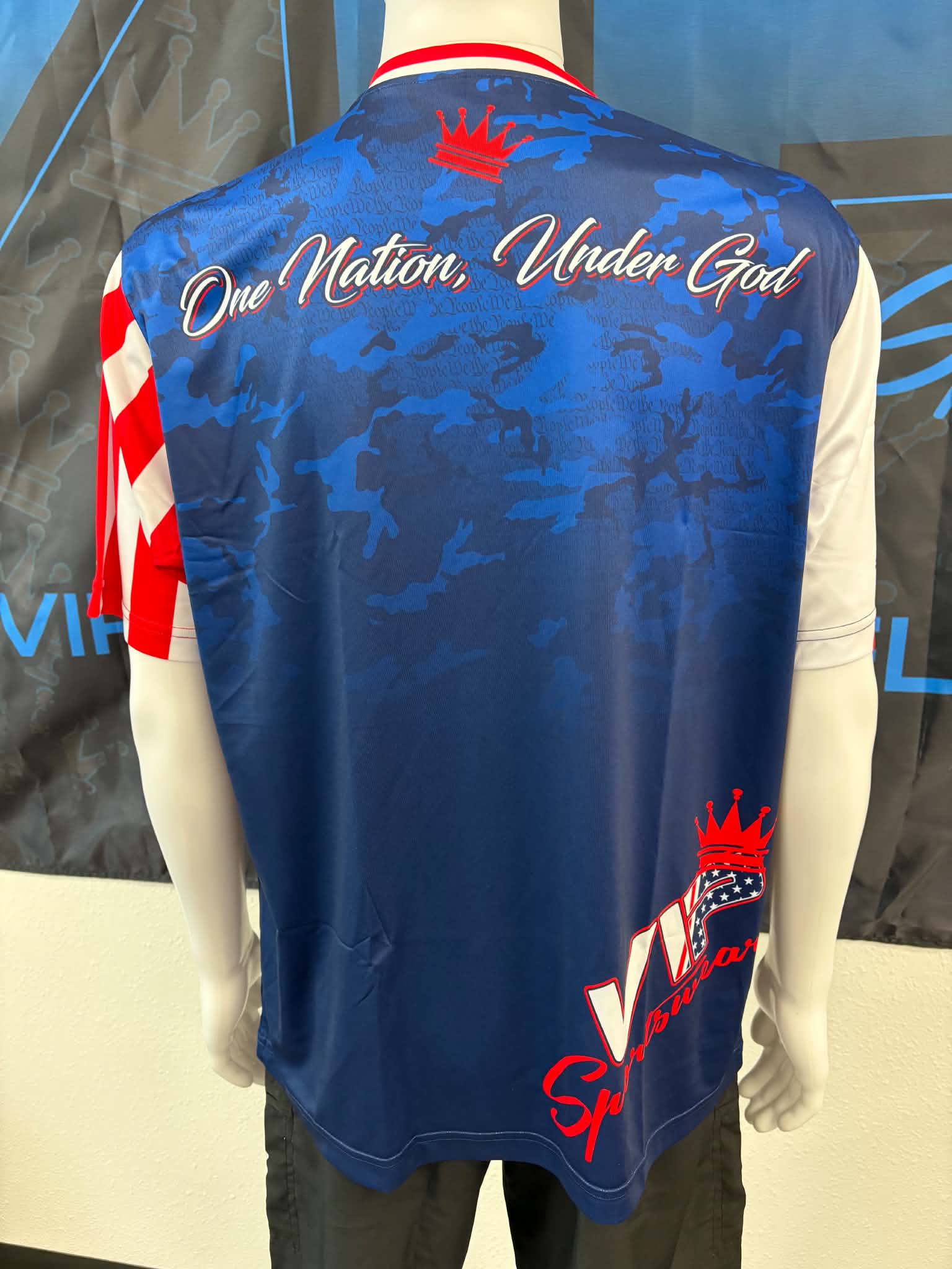 "One Nation, Under God" Full Dye Shirt - Image 2